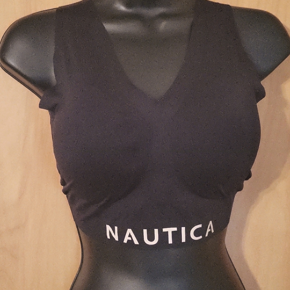 Nautical Sports Bra Black XL